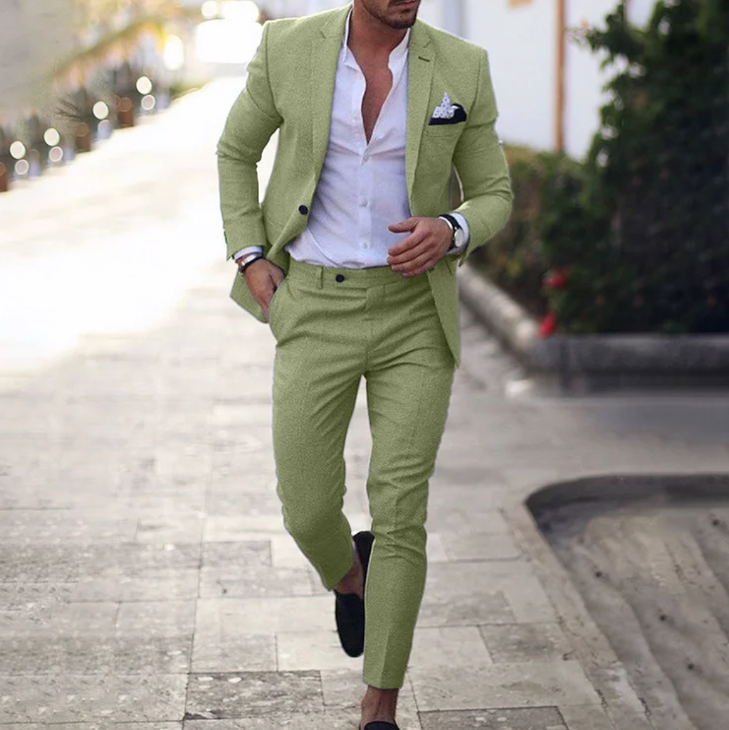Michael – Herren 2-teiliges Set mit elegantem Business-Blazer und Hose