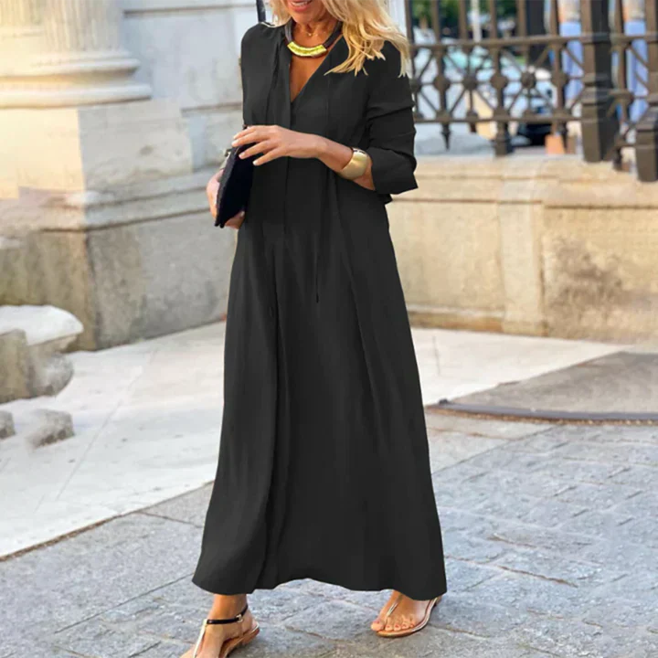 Hannalore | Bequemes Damen-Maxikleid