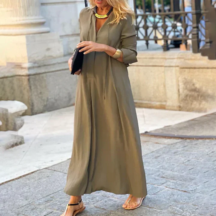 Hannalore | Bequemes Damen-Maxikleid