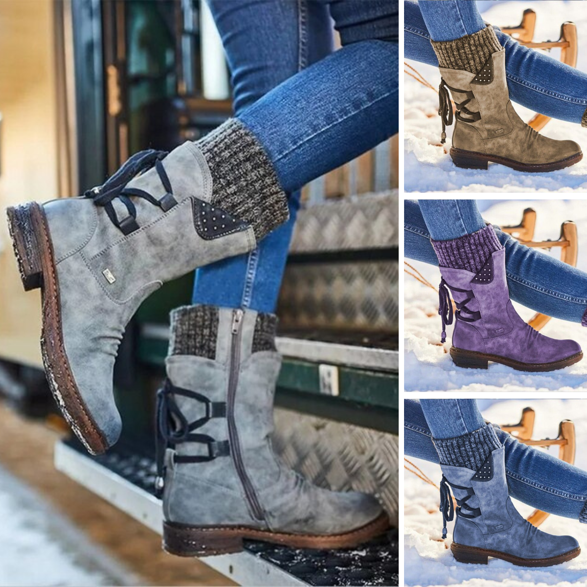 Jenell - Die neuen schneefesten Stiefel in Wadenhöhe