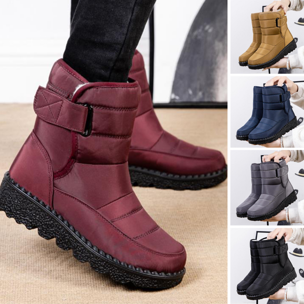 Damen Winterstiefel: Warm, Wasserdicht und Rutschfest | Ideal für Outdoor-Aktivitäten