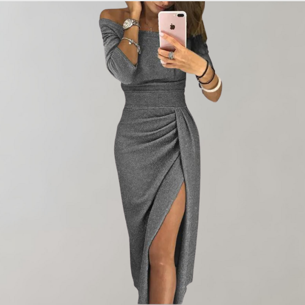 Margot - Elegantes Maxikleid aus luxuriösen Materialien - Ideal für formelle Anlässe für Damen