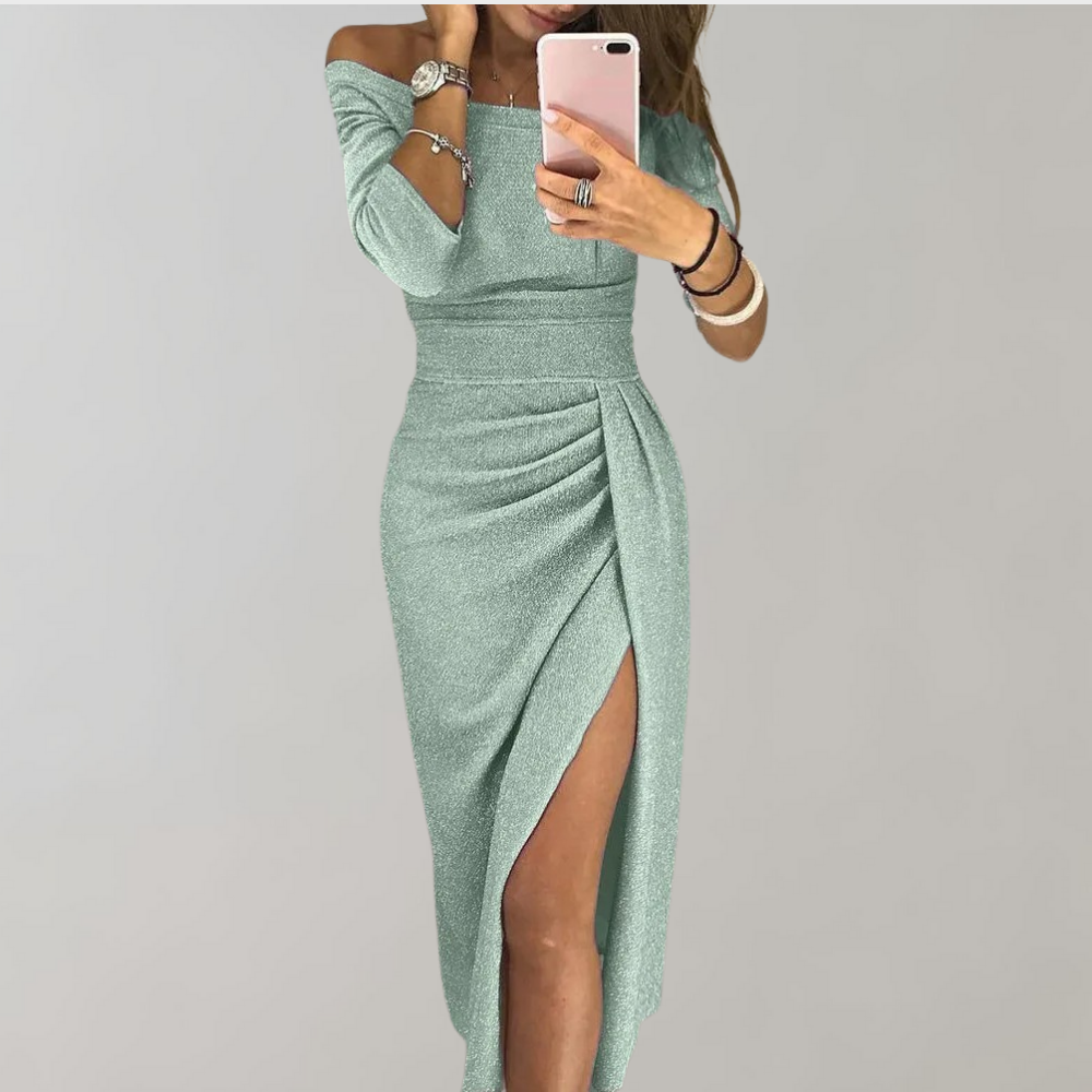 Margot - Elegantes Maxikleid aus luxuriösen Materialien - Ideal für formelle Anlässe für Damen