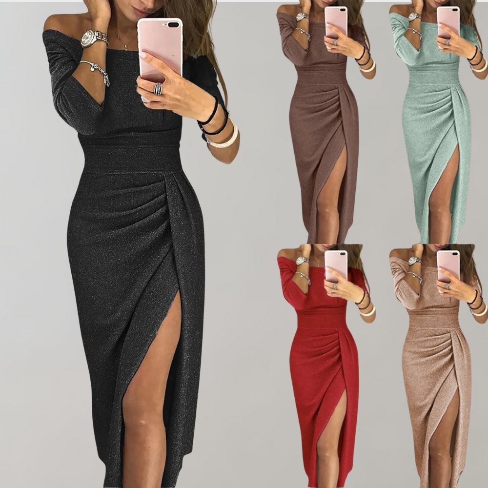 Margot - Elegantes Maxikleid aus luxuriösen Materialien - Ideal für formelle Anlässe für Damen