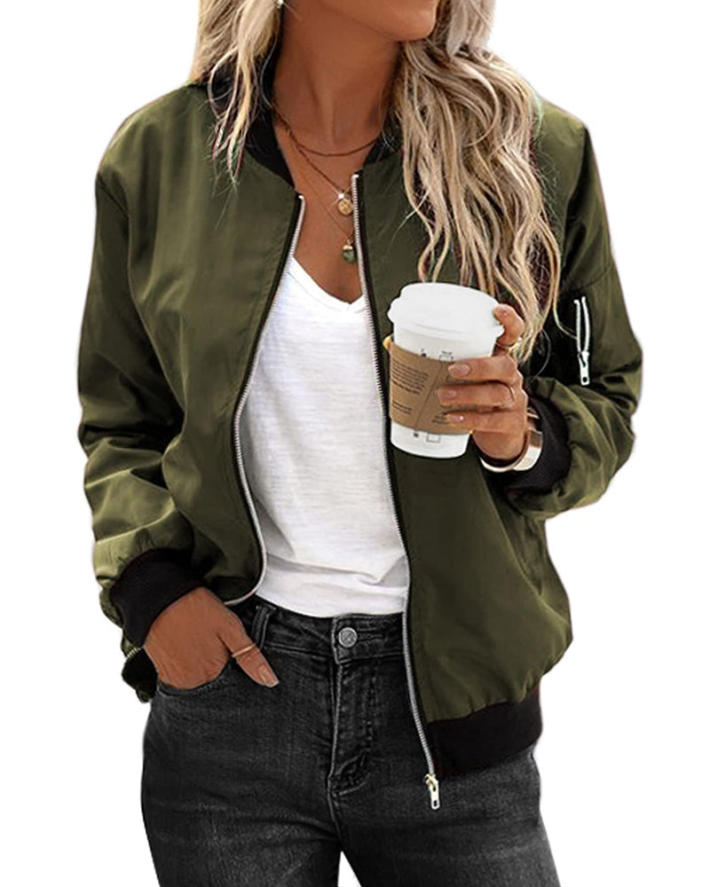 Robin - Elegante klassische Bomberjacke mit Taschen - ideal für jeden Anlass