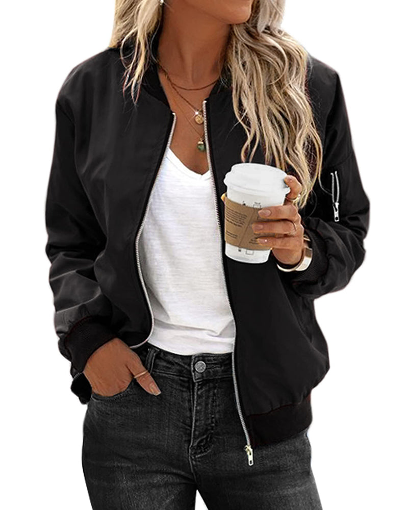Robin - Elegante klassische Bomberjacke mit Taschen - ideal für jeden Anlass