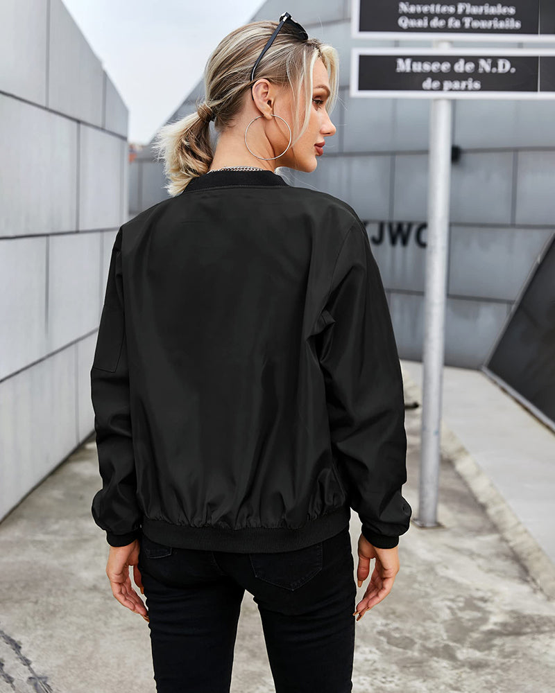 Robin - Elegante klassische Bomberjacke mit Taschen - ideal für jeden Anlass