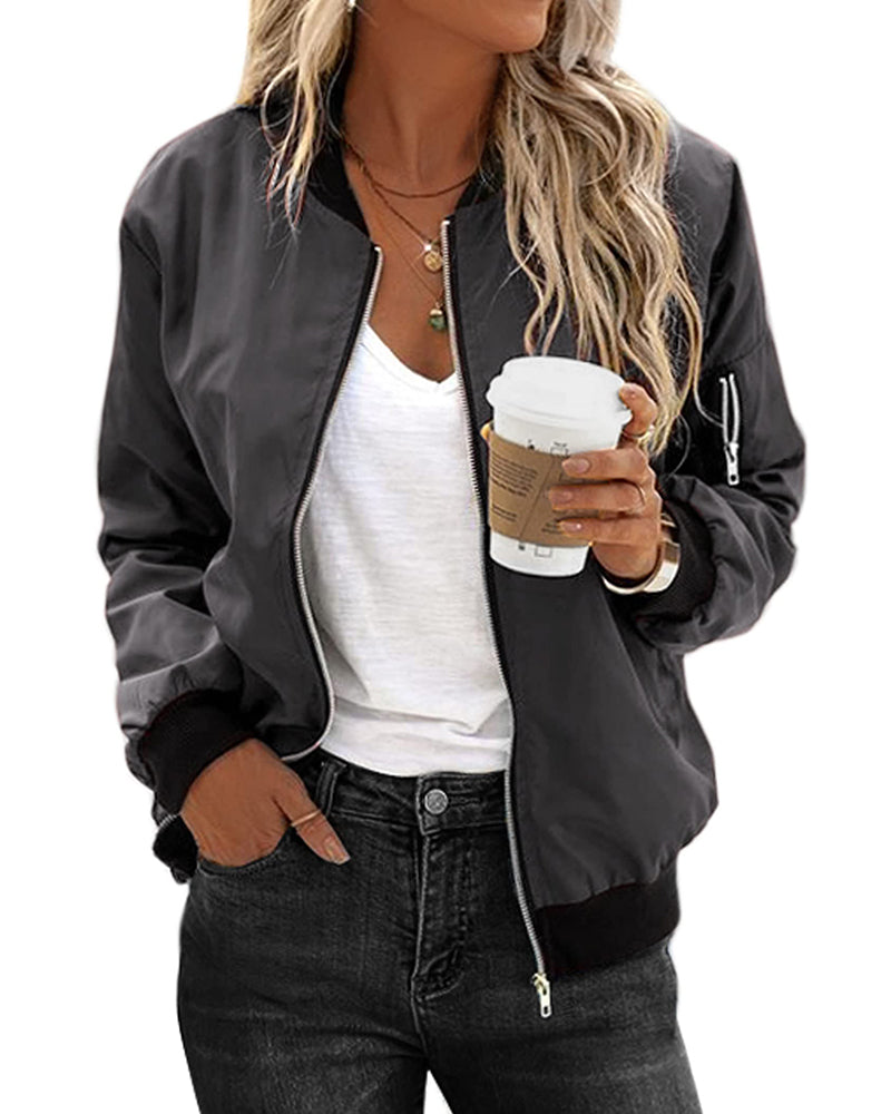 Robin - Elegante klassische Bomberjacke mit Taschen - ideal für jeden Anlass