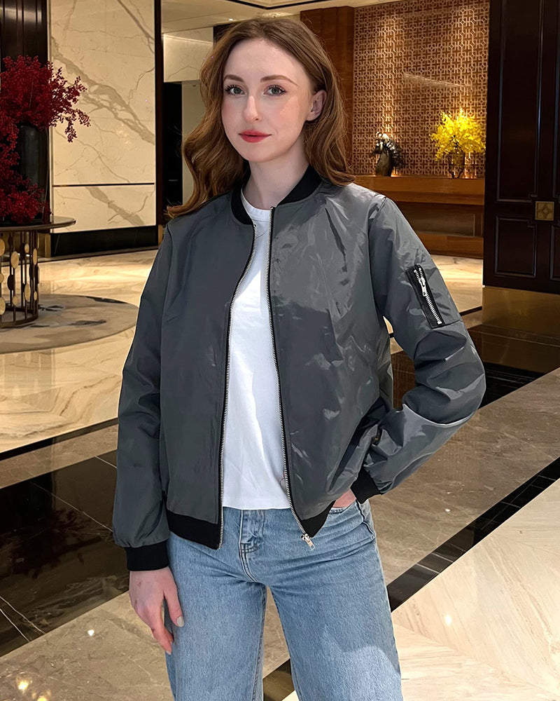 Robin - Elegante klassische Bomberjacke mit Taschen - ideal für jeden Anlass