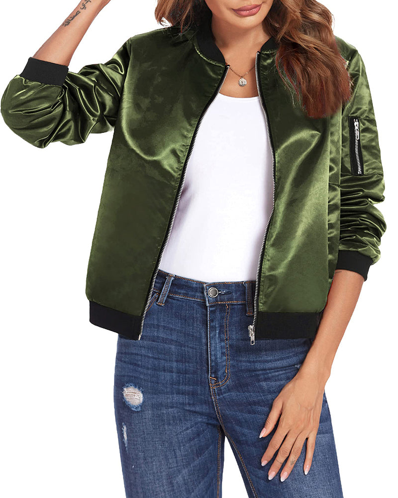 Robin - Elegante klassische Bomberjacke mit Taschen - ideal für jeden Anlass