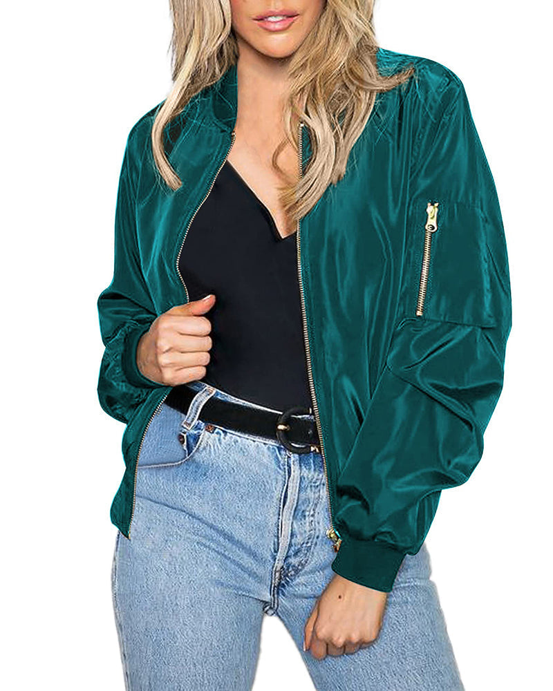 Robin - Elegante klassische Bomberjacke mit Taschen - ideal für jeden Anlass