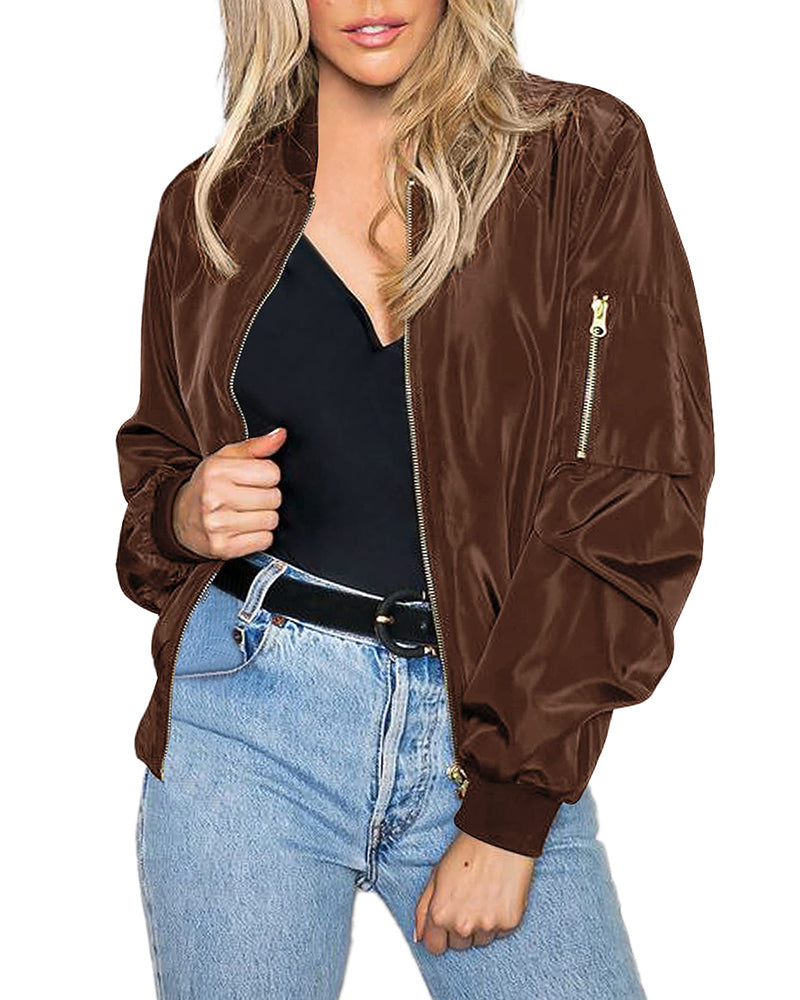 Robin - Elegante klassische Bomberjacke mit Taschen - ideal für jeden Anlass