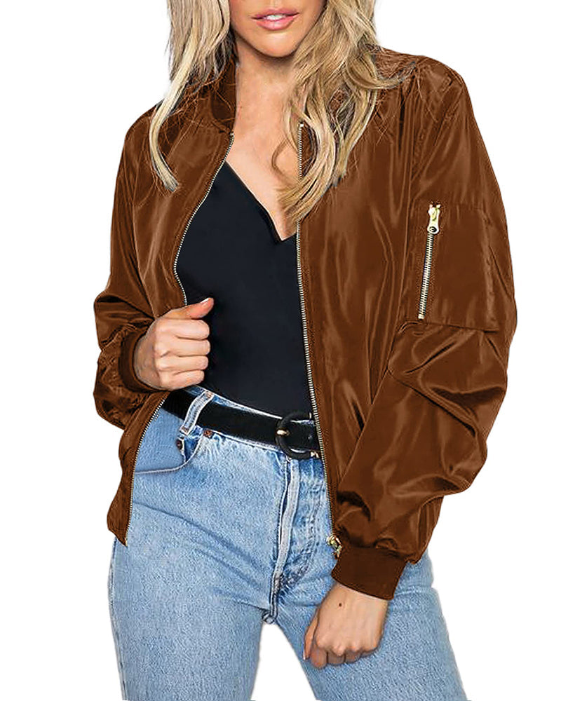 Robin - Elegante klassische Bomberjacke mit Taschen - ideal für jeden Anlass