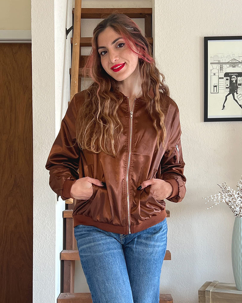 Robin - Elegante klassische Bomberjacke mit Taschen - ideal für jeden Anlass