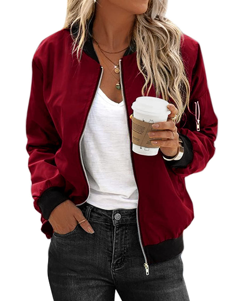 Robin - Elegante klassische Bomberjacke mit Taschen - ideal für jeden Anlass