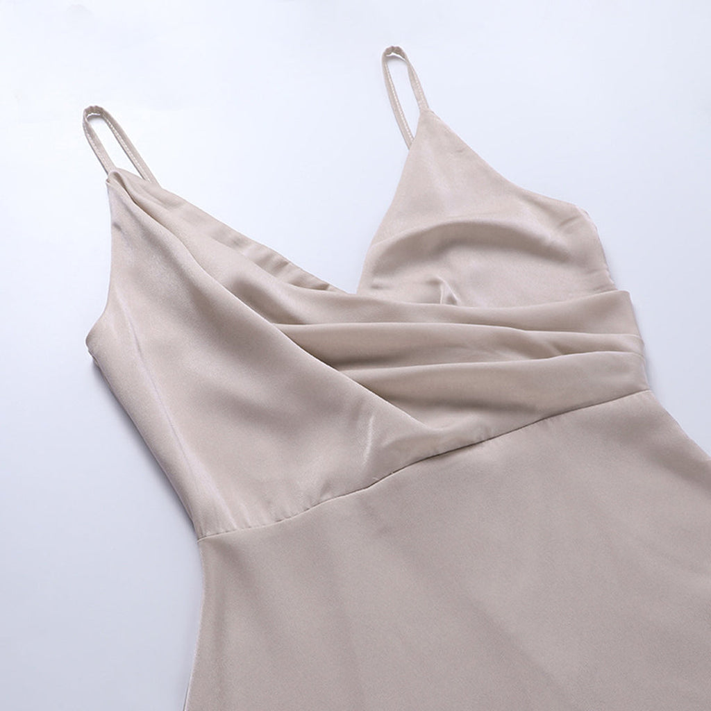 Voguish | Alyssa - Elegante Maxikleid mit Schlitz
