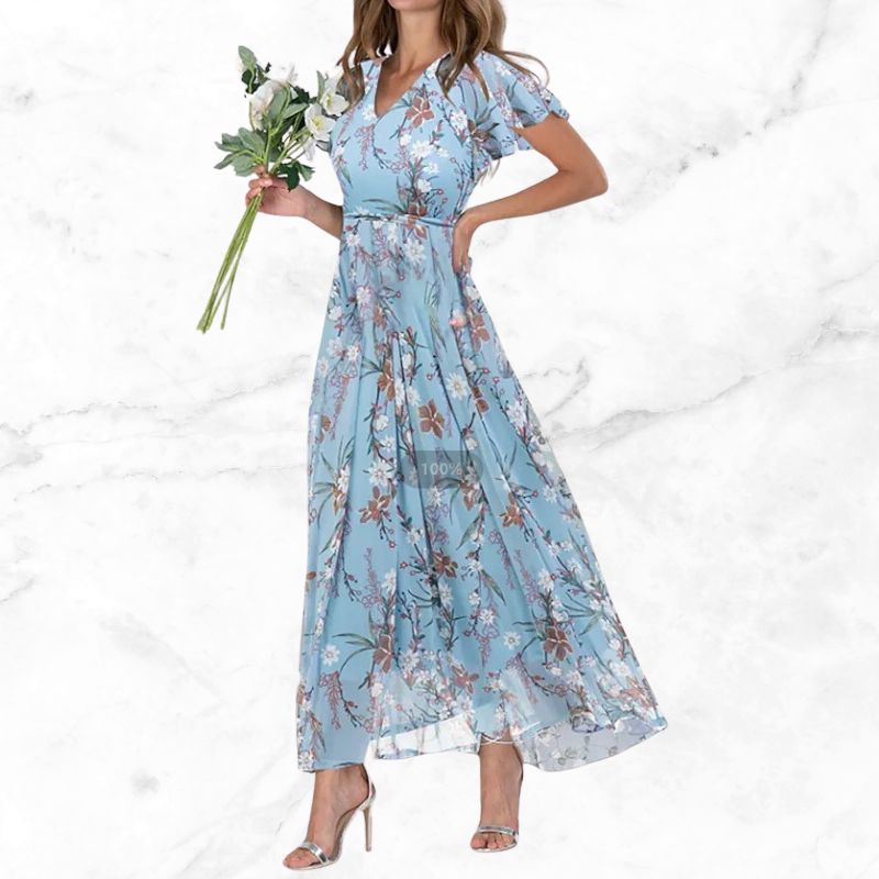 Ria - Vintage-Kleid mit Blumenmuster