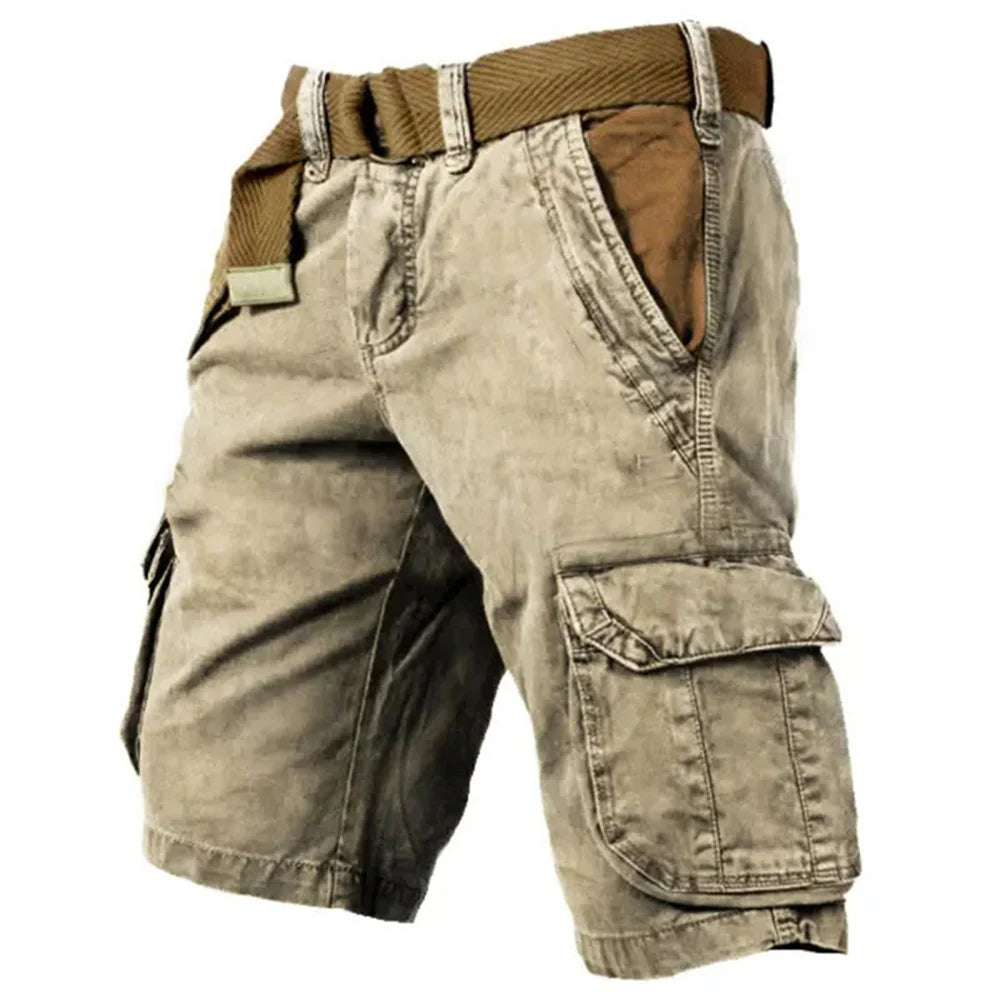 Sommerliche Vintage-Cargo-Shorts für Herren
