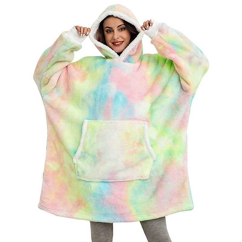Caryn - Die perfekte Mischung aus gemütlichem Hoodie und kuscheliger Decke in einem!