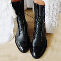 Gaboura Klassische Vintage-Stiefel mit Absatz für Damen - Hochwertig, Stilvoll, Warm & Bequem