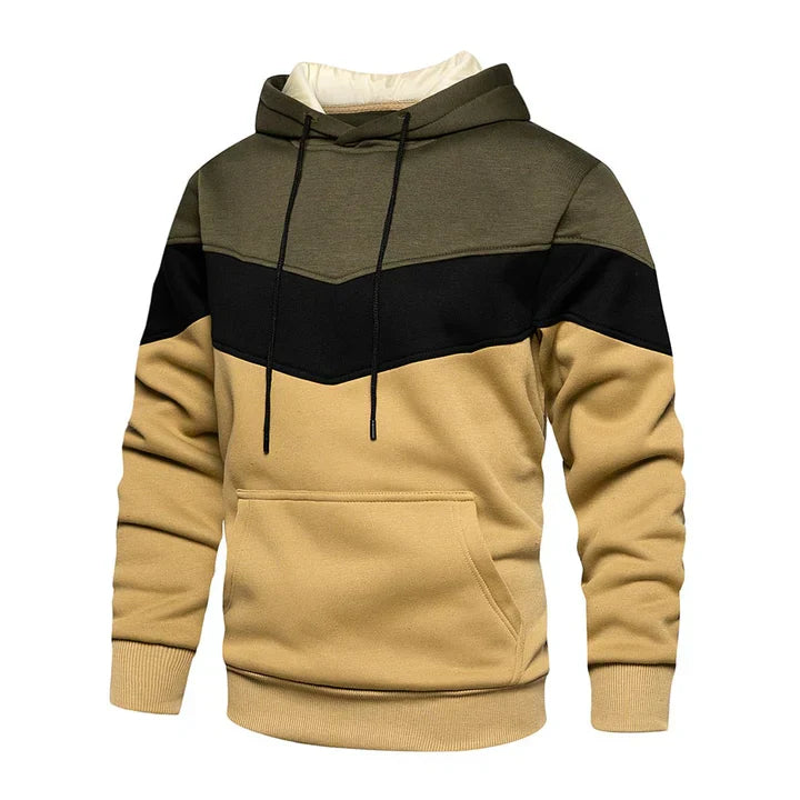 Marius - Herren-Hoodie mit Querstreifen