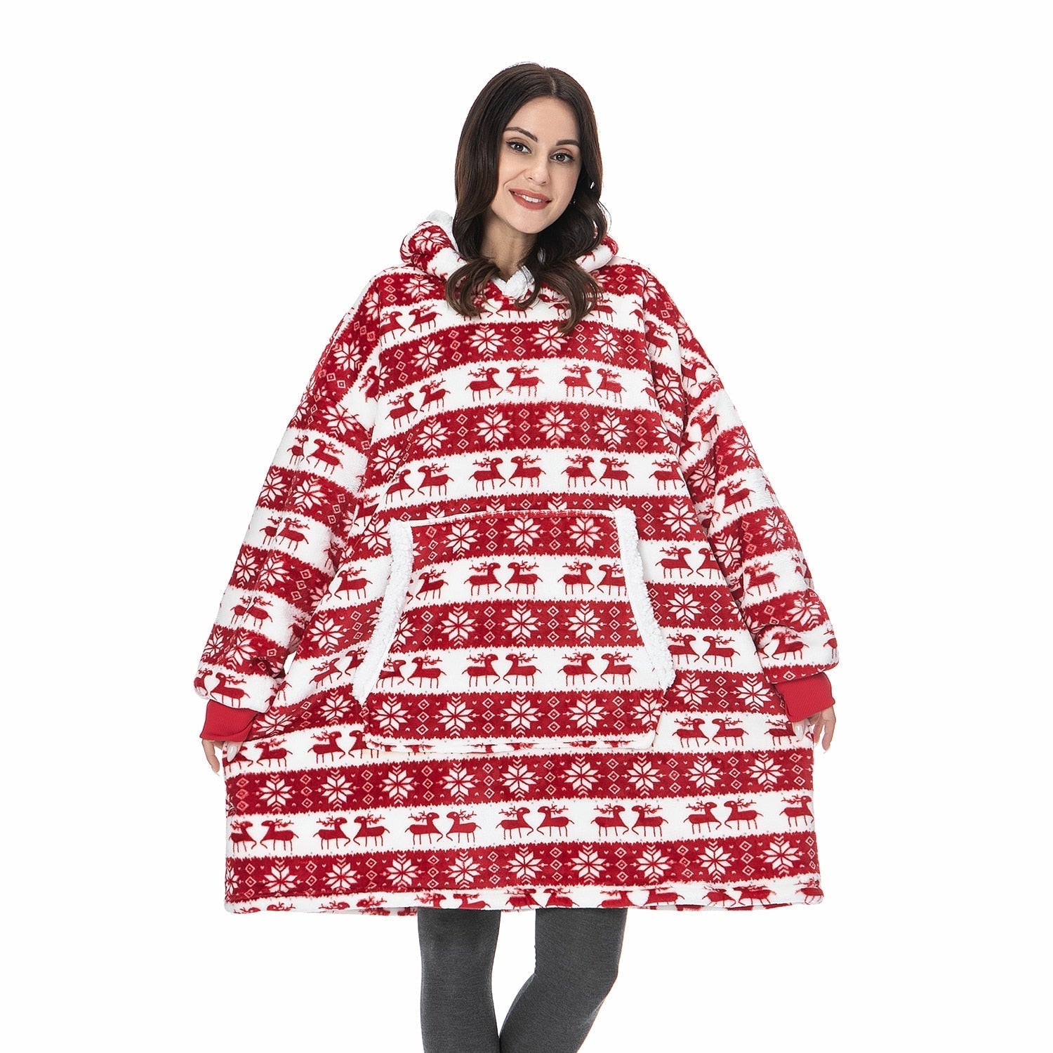 Caryn - Die perfekte Mischung aus gemütlichem Hoodie und kuscheliger Decke in einem!