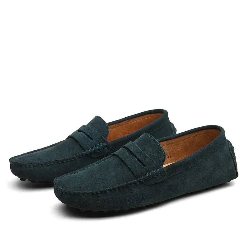 HUGO - Italienisch inspirierte Wildleder-Loafers