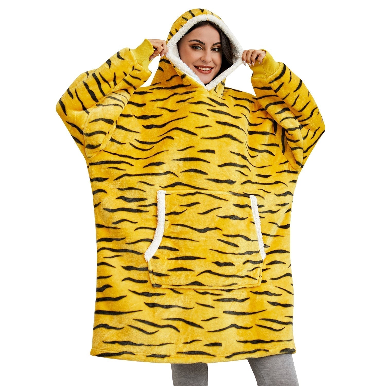 Caryn - Die perfekte Mischung aus gemütlichem Hoodie und kuscheliger Decke in einem!