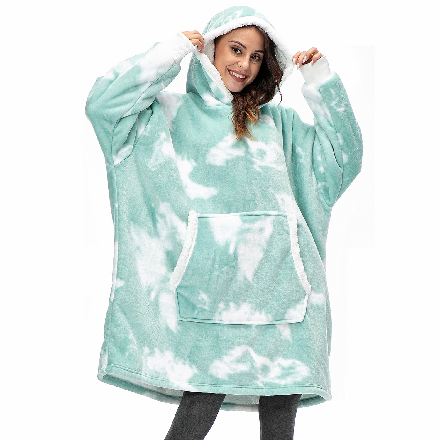 Caryn - Die perfekte Mischung aus gemütlichem Hoodie und kuscheliger Decke in einem!