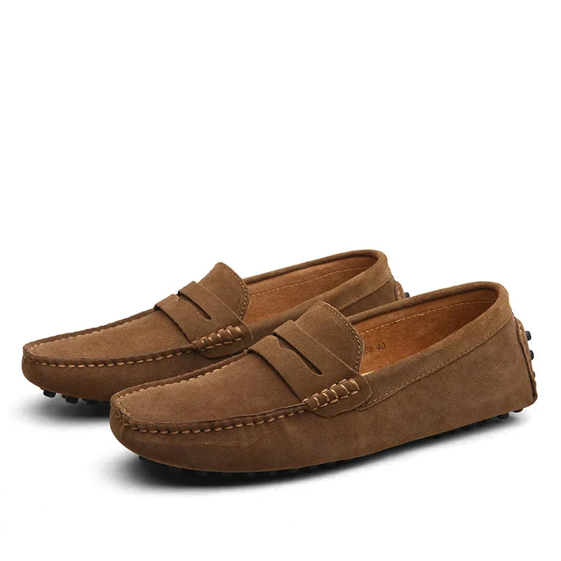HUGO - Italienisch inspirierte Wildleder-Loafers