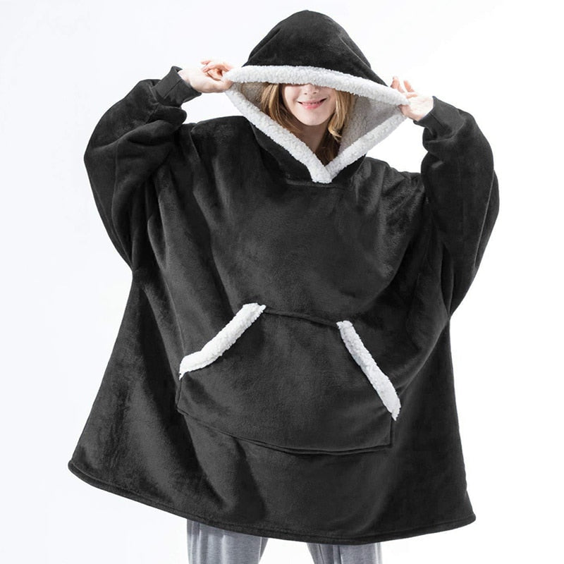 Caryn - Die perfekte Mischung aus gemütlichem Hoodie und kuscheliger Decke in einem!