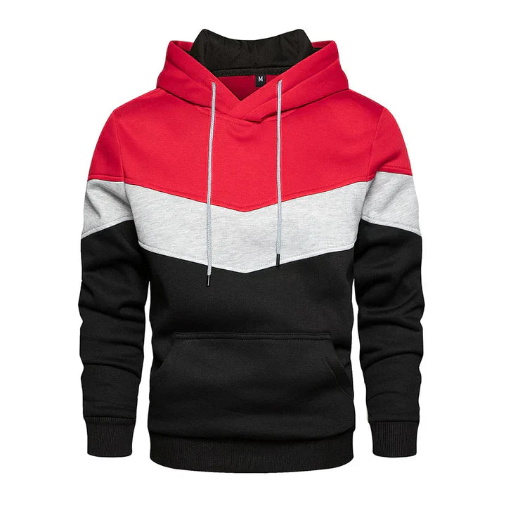Marius - Herren-Hoodie mit Querstreifen