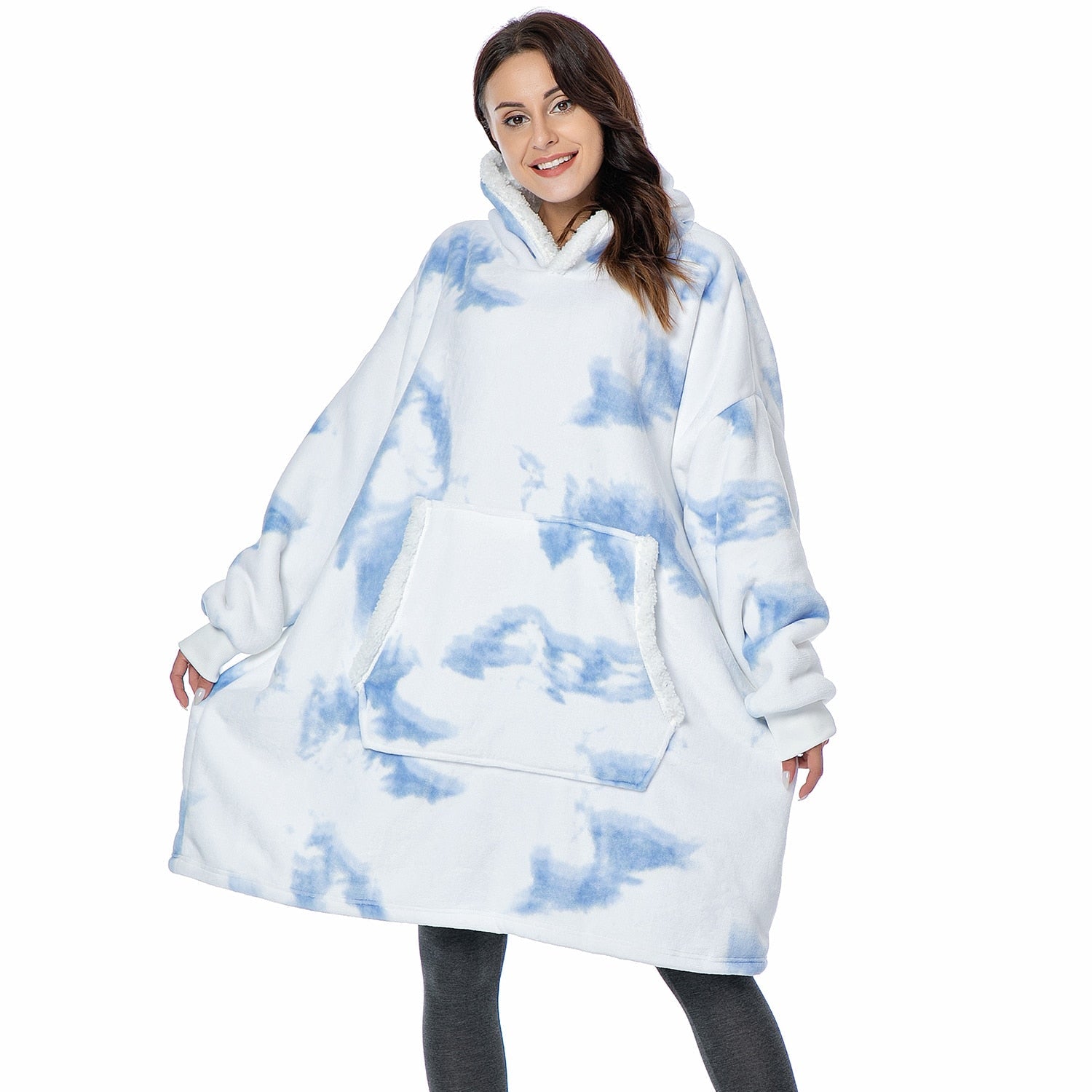 Caryn - Die perfekte Mischung aus gemütlichem Hoodie und kuscheliger Decke in einem!