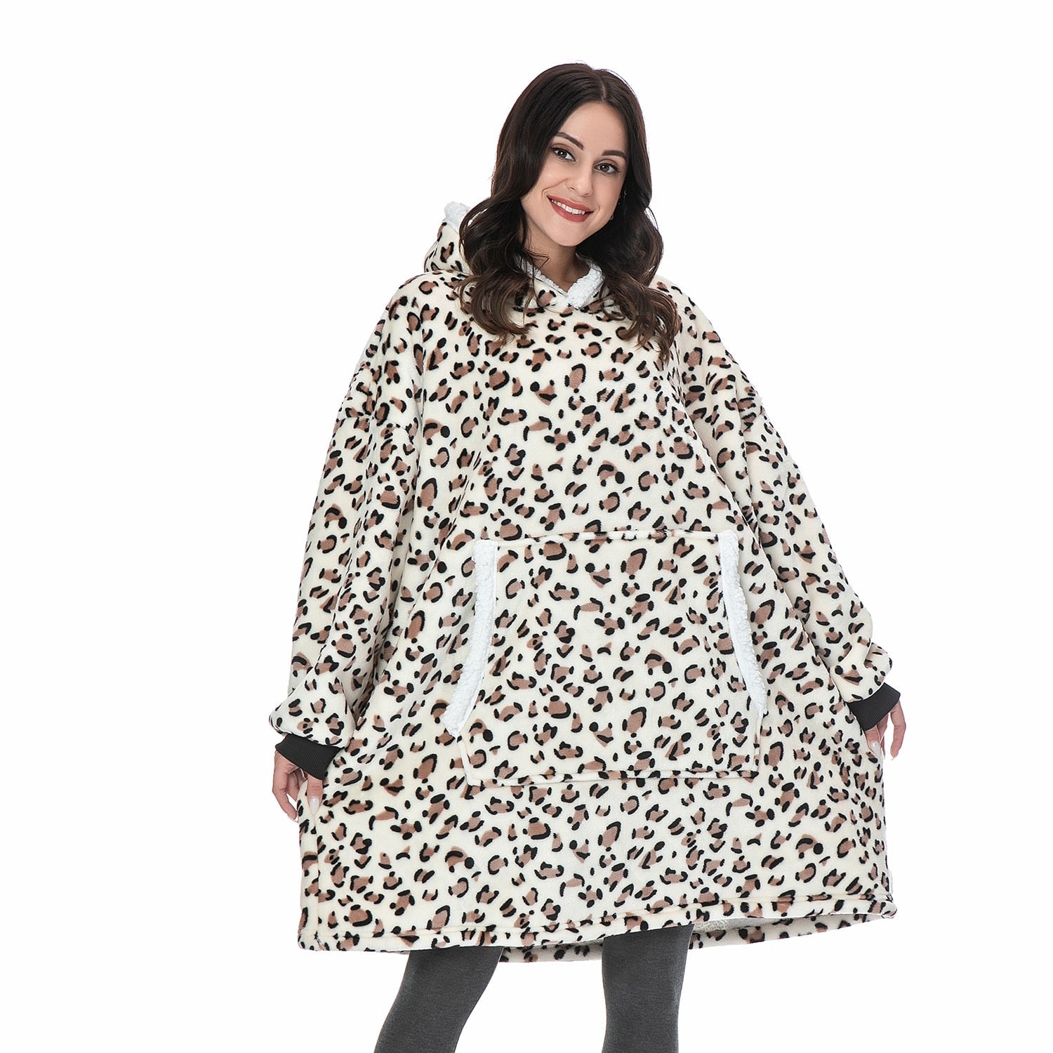 Caryn - Die perfekte Mischung aus gemütlichem Hoodie und kuscheliger Decke in einem!