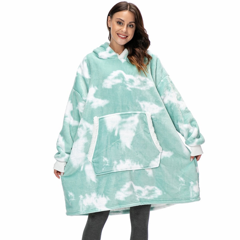 Caryn - Die perfekte Mischung aus gemütlichem Hoodie und kuscheliger Decke in einem!