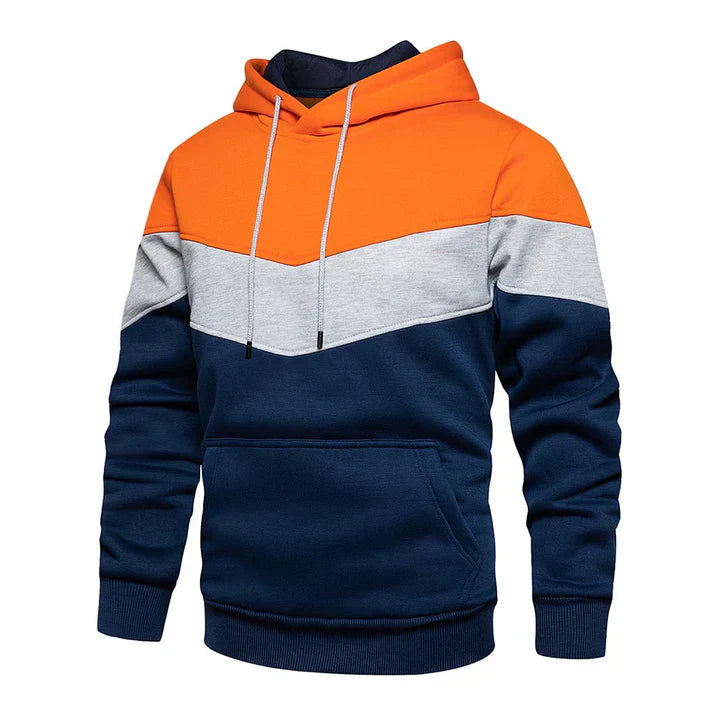 Marius - Herren-Hoodie mit Querstreifen