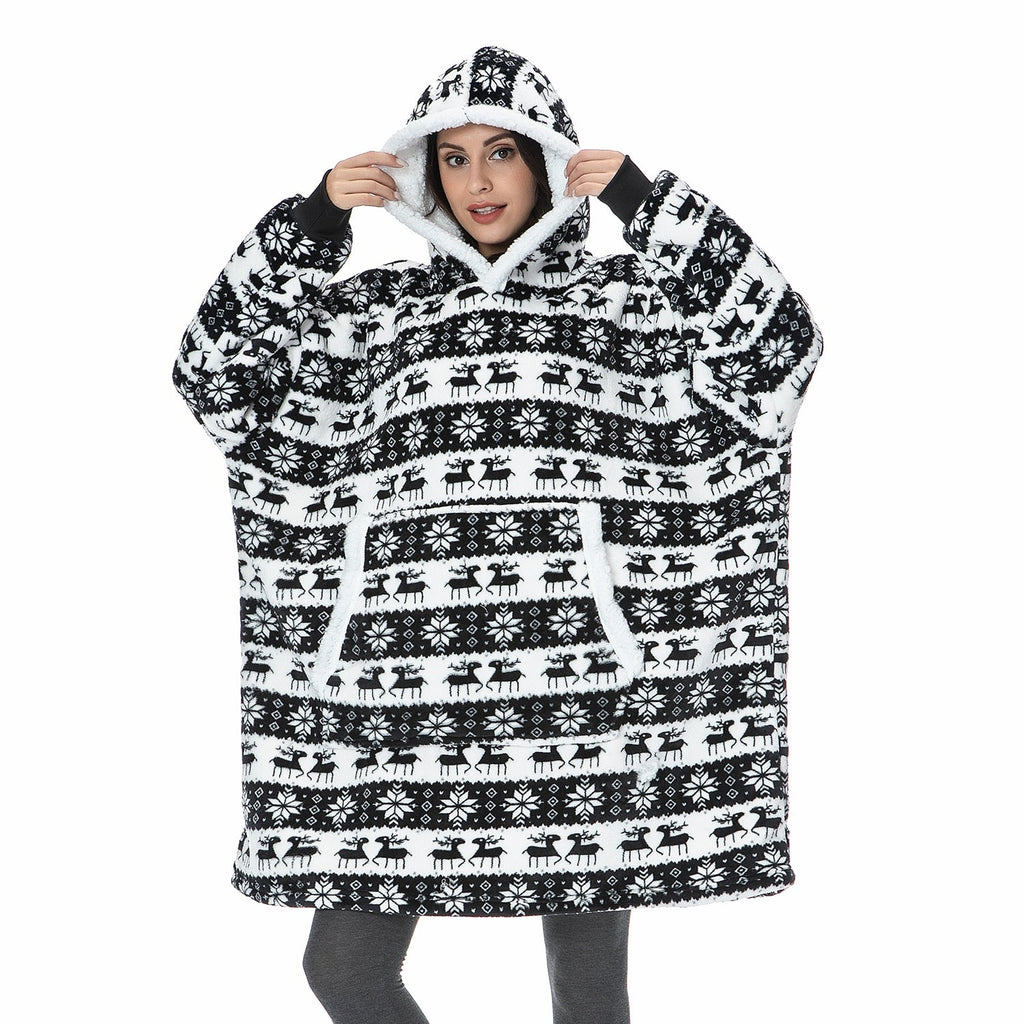 Caryn - Die perfekte Mischung aus gemütlichem Hoodie und kuscheliger Decke in einem!