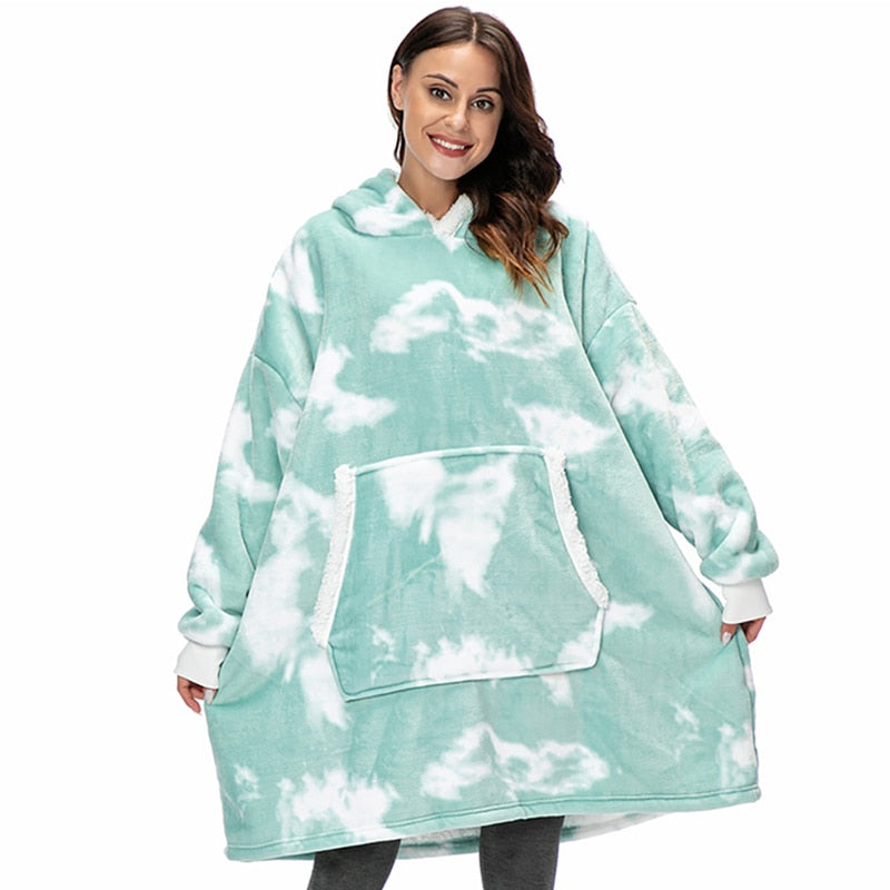 Caryn - Die perfekte Mischung aus gemütlichem Hoodie und kuscheliger Decke in einem!