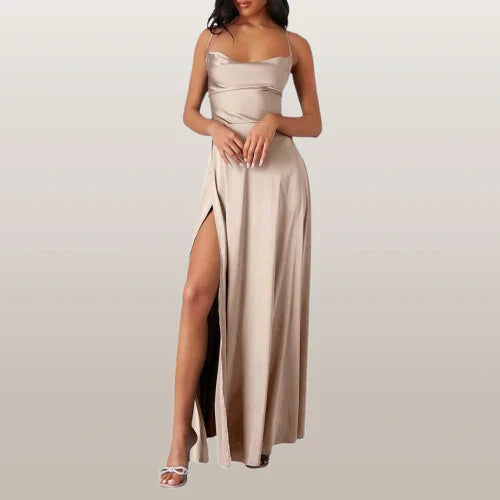 Odessa – Elegant Satin Dress