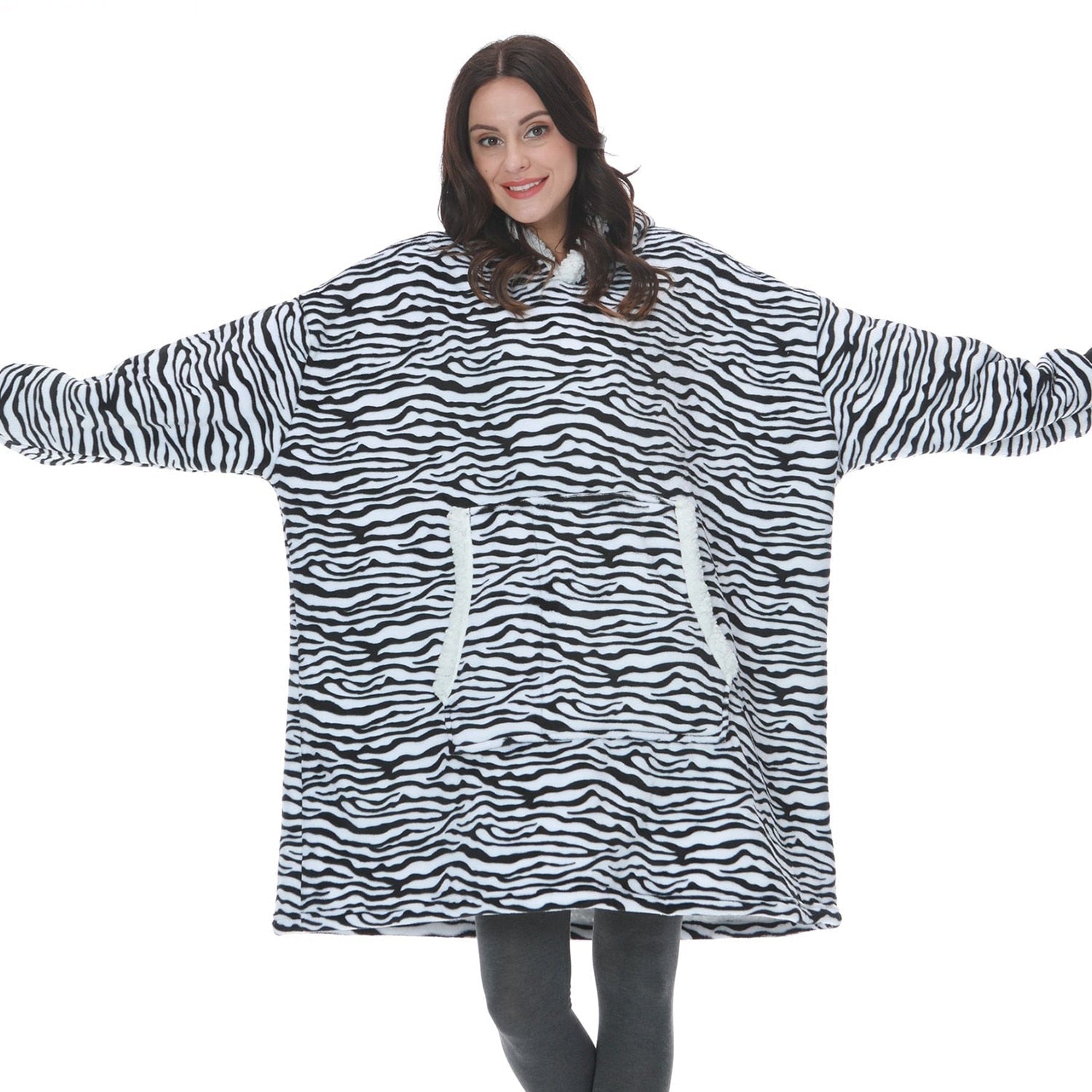 Caryn - Die perfekte Mischung aus gemütlichem Hoodie und kuscheliger Decke in einem!
