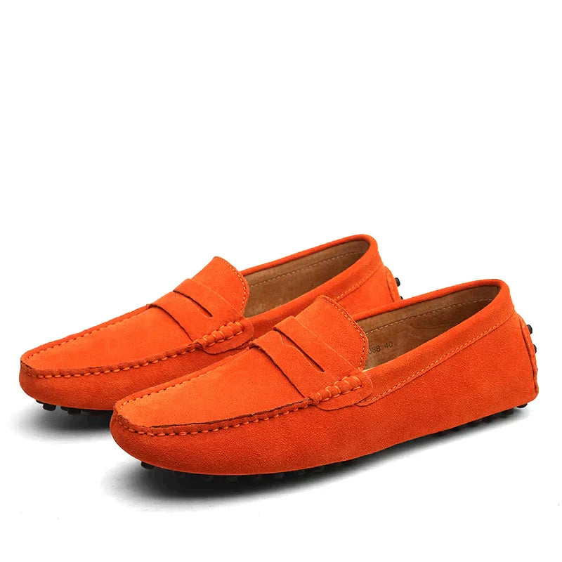 HUGO - Italienisch inspirierte Wildleder-Loafers