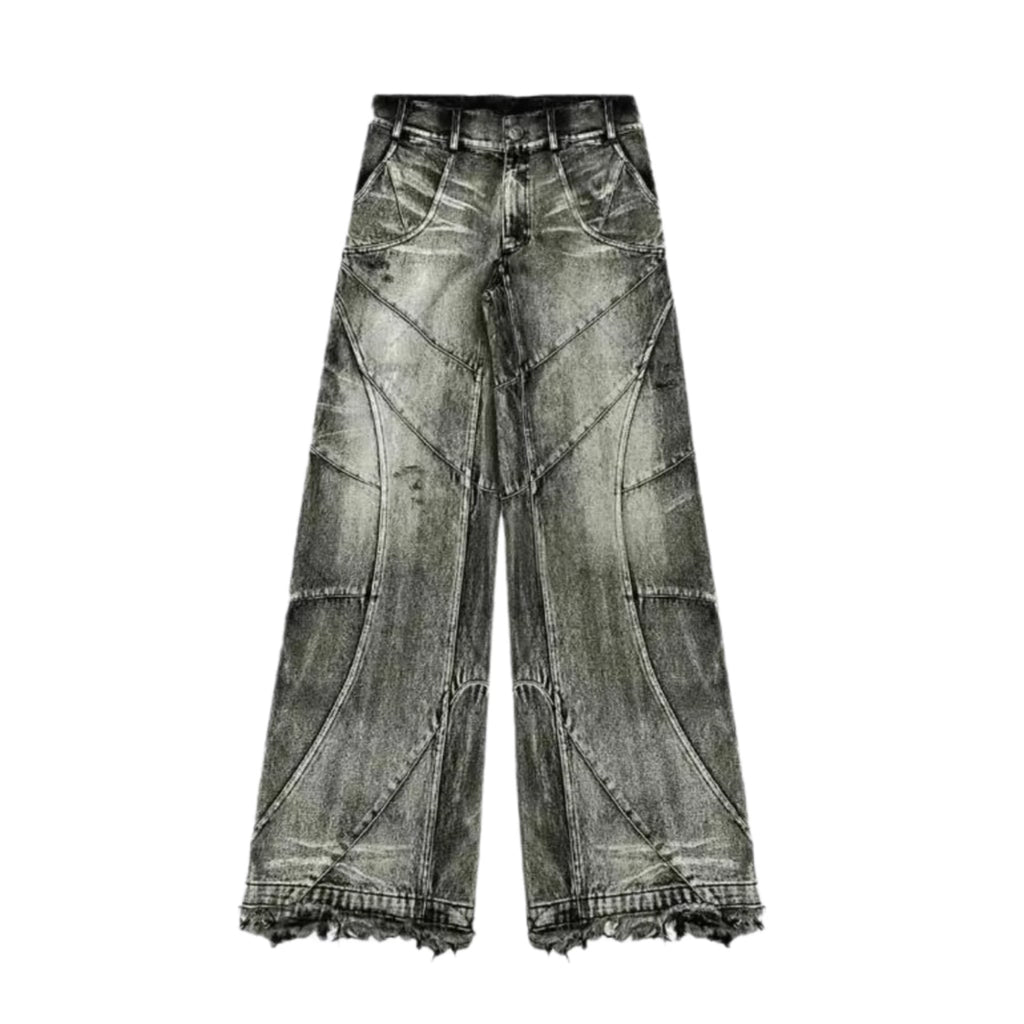 Retro Herren Baggy Jeans im Hip Hop Stil