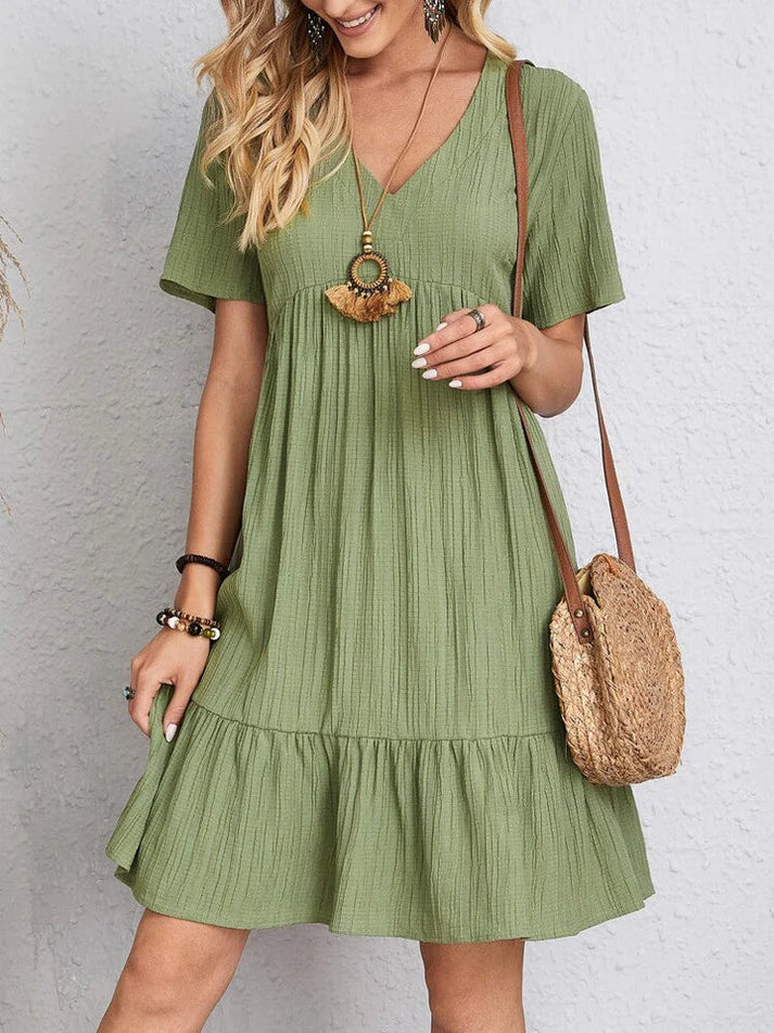 Julietta – Elegantes Kleid mit V-Ausschnitt
