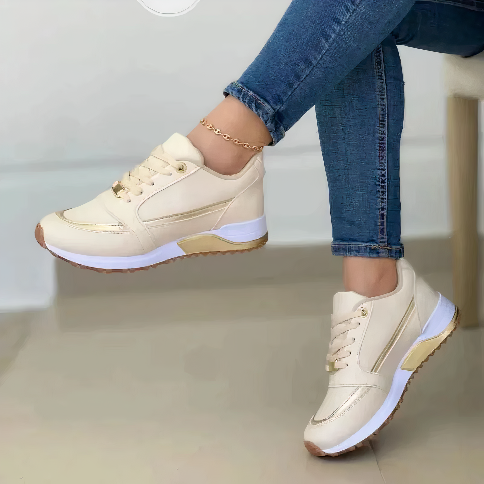 Khloe | Stilvolle Orthopädische Sneaker