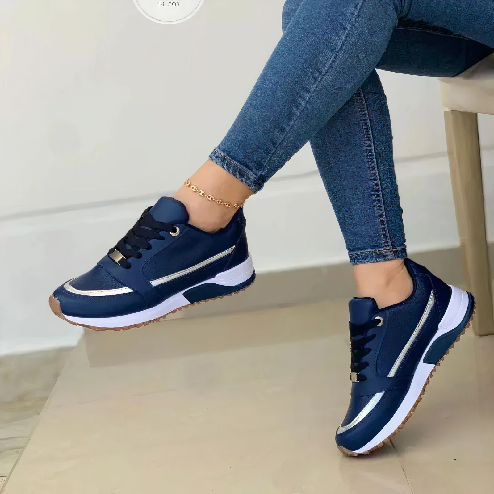Khloe | Stilvolle Orthopädische Sneaker