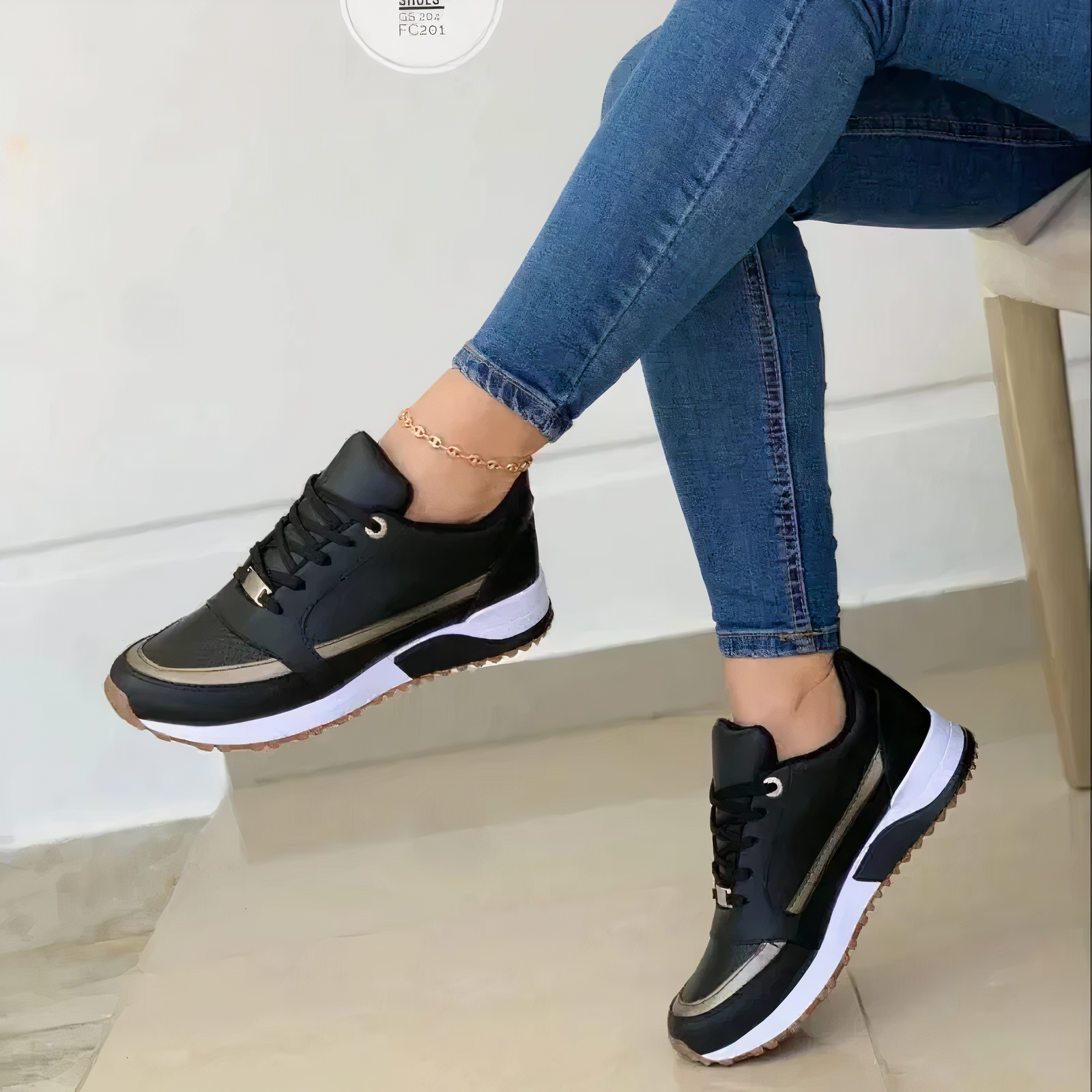 Khloe | Stilvolle Orthopädische Sneaker