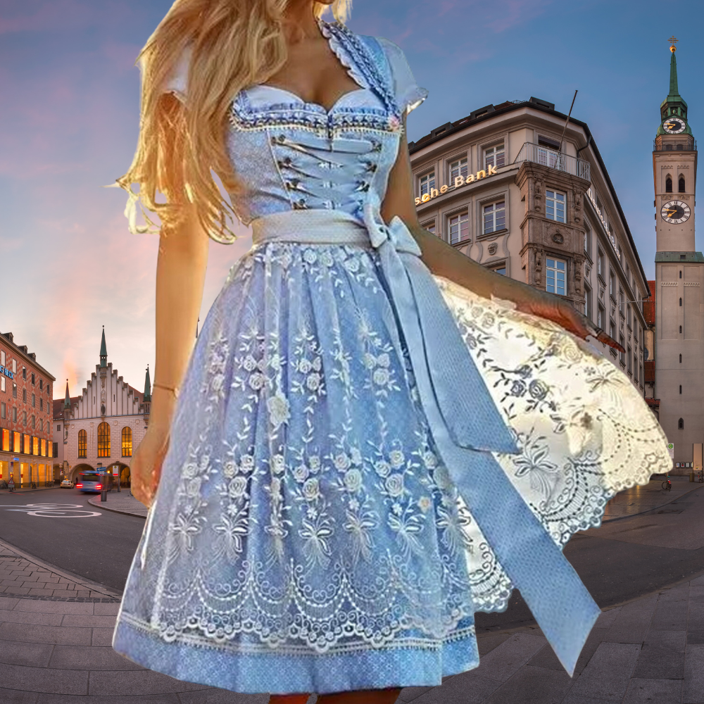 TRACHTIG DELUXE - Exklusive Damen-Tracht mit Schürze und Bluse
