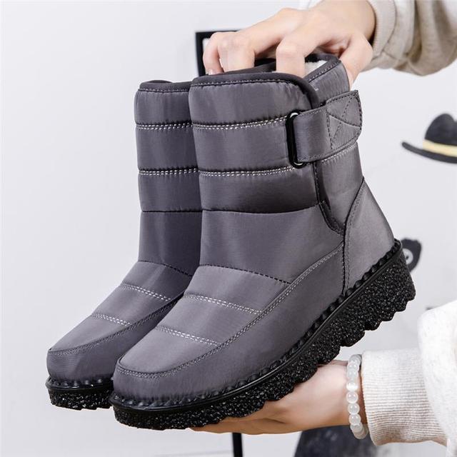 Damen Winterstiefel: Warm, Wasserdicht und Rutschfest | Ideal für Outdoor-Aktivitäten