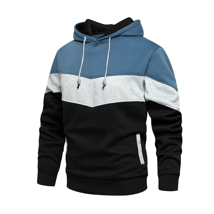 Marius - Herren-Hoodie mit Querstreifen