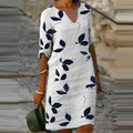 Mavis – Atemberaubendes Damen-Sommerkleid mit Blätterprint